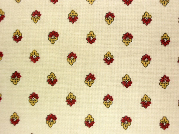 Provence Fabric (Esterel. raw/bordeaux , all over)