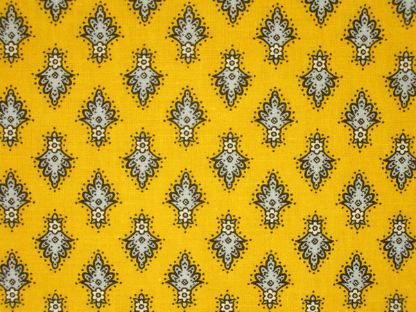 Provence Fabric (Ecusson. yellow, all over)