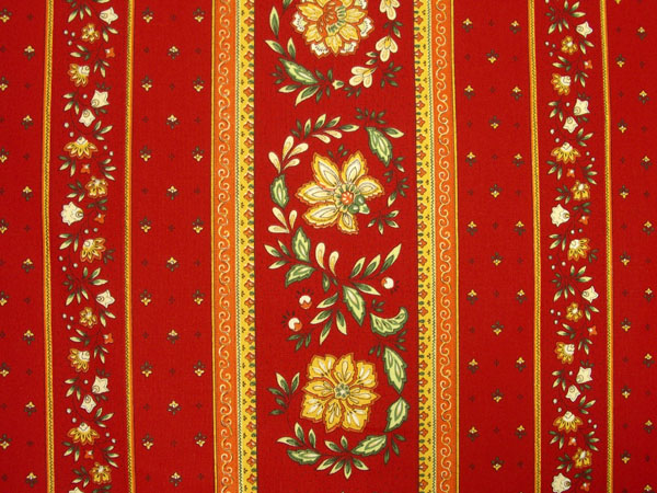 Provence Fabric (Vence. red) - Click Image to Close