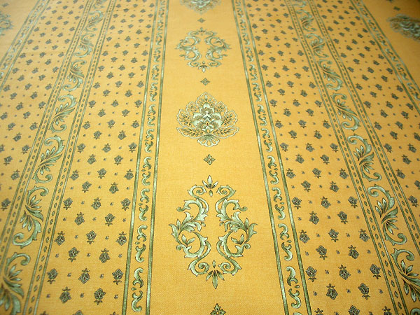 Provence Fabric (Marat d'Avignon / manoir. yellow, striped) - Click Image to Close