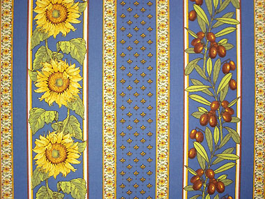 Provence Fabric (Vallauris. blue) - Click Image to Close