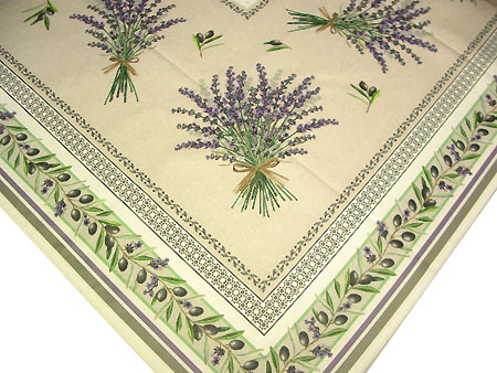 Coated Provence Tablecloth