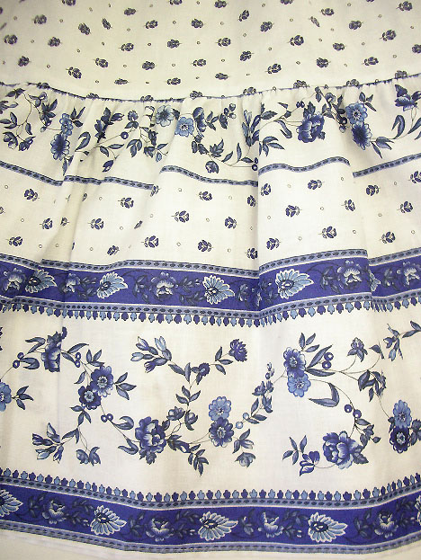 Hippie skirt tiered with elasticated waist