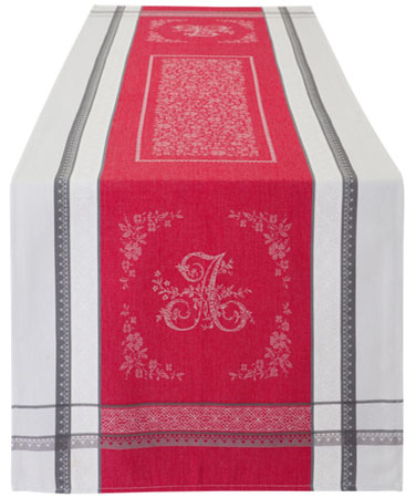 Jacquard Teflon Table runner (Romantique. 2 colors) - Click Image to Close