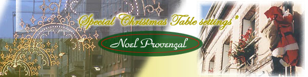 :: Provencal Christmas Table linens and accessories