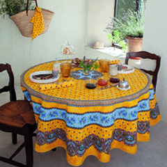 Provence round tablecloths
