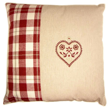 French country cushion cover for bed or couch, provence fabric