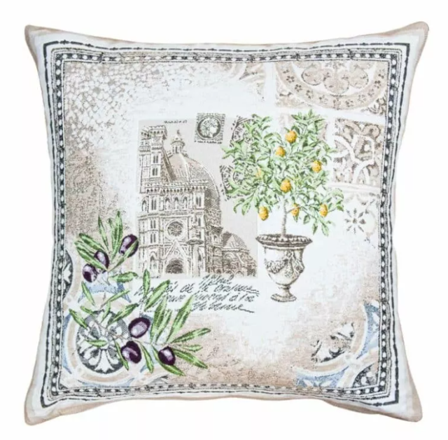 PROVENCE OLIVES Jacquard Tapestry Reversible Throw Pillow Cases - French  Country Lovers Olives Design Cushion Covers - Elegant Decorative Throw  Pillows Home Decoration Gifts