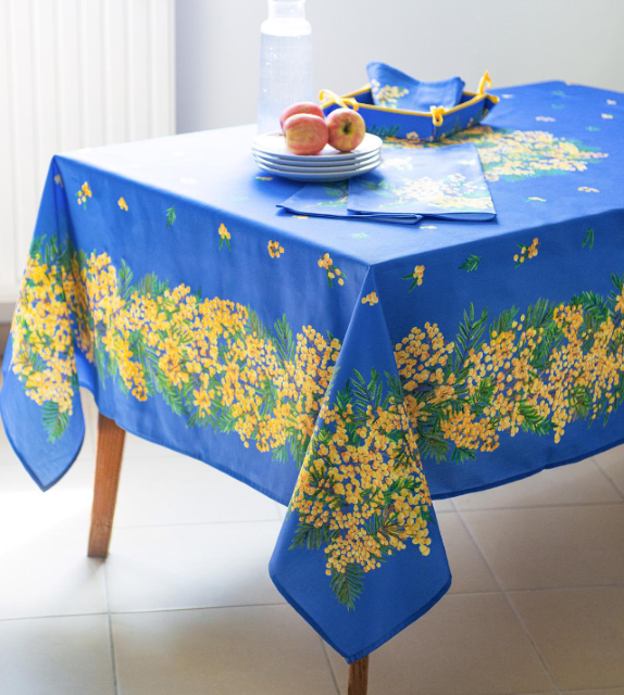Provence Teflon coated tablecloth 63x98 (160x250cm