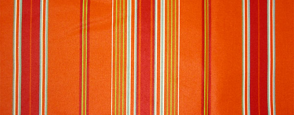 orange tablecloth
