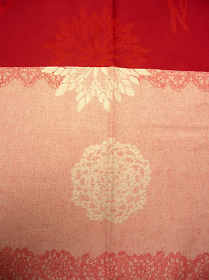 Provence coated tablecloth