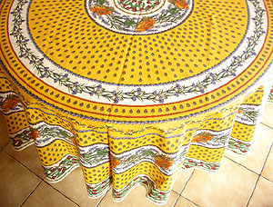 Provence round tablecloth