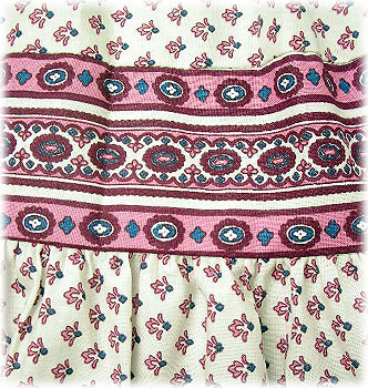 Hippie skirt tiered with elasticated waist